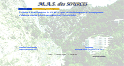 Desktop Screenshot of masdessources-thues.fr